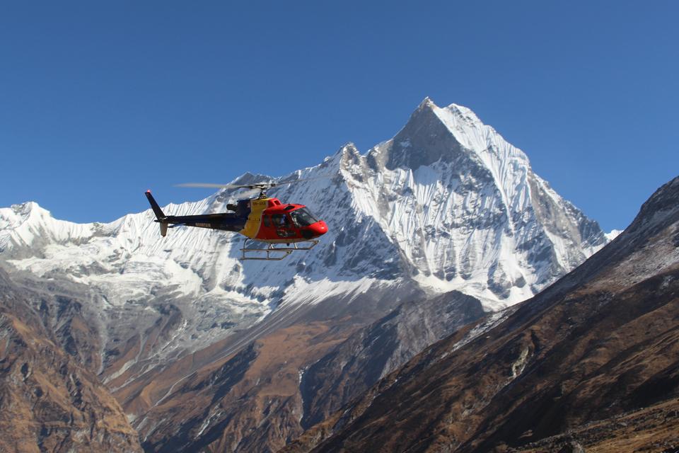 Image result for Annapurna Heli Tour